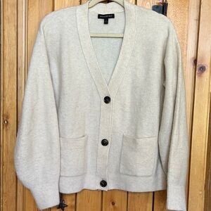 Banana Republic Beige Cardigan Sweater